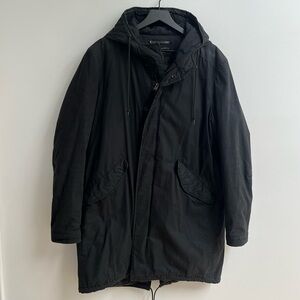 All Saints Men’s Black Parka Jacket